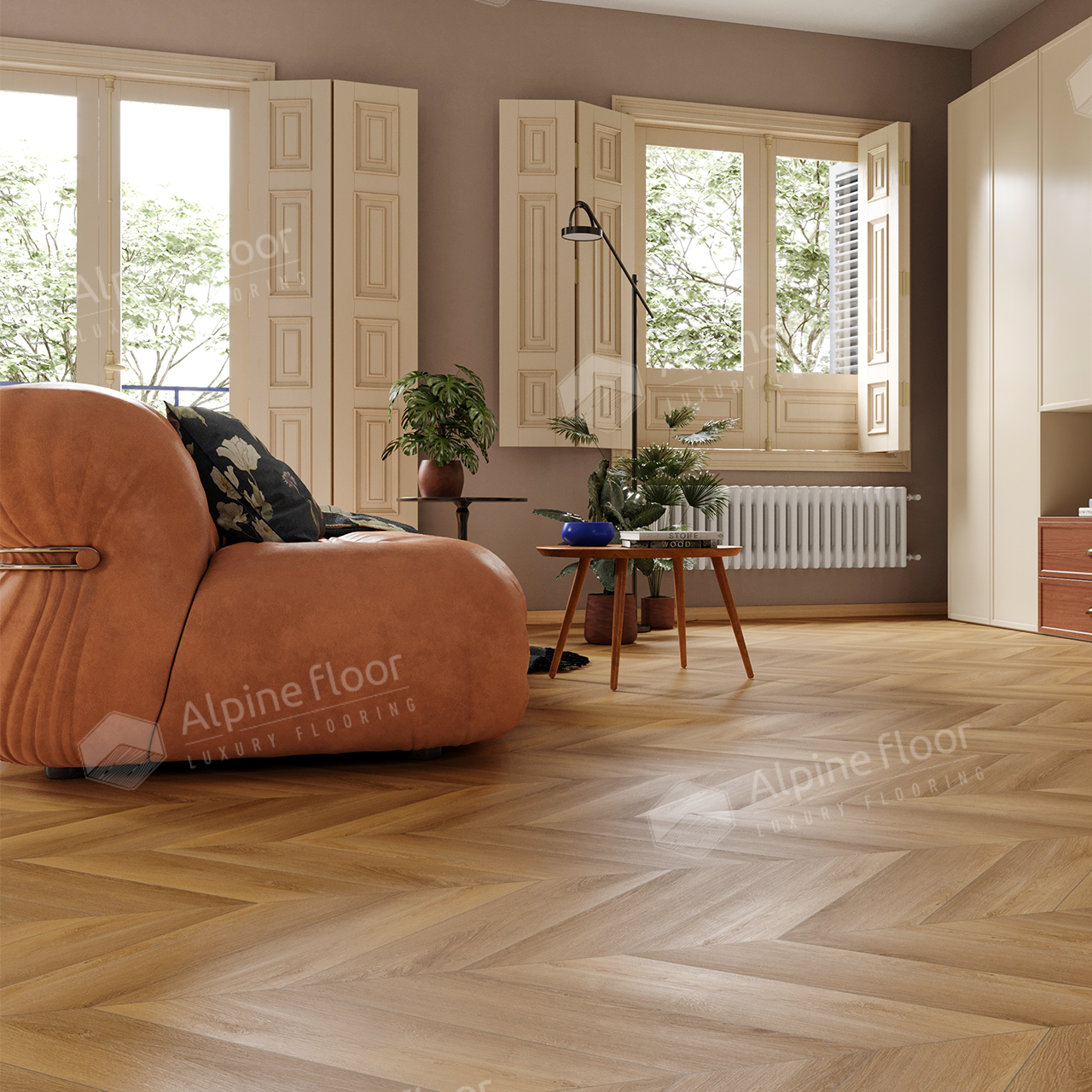 Кварцвинил Alpine Floor Chevron Alpine Eco 18-18 Баварский лес