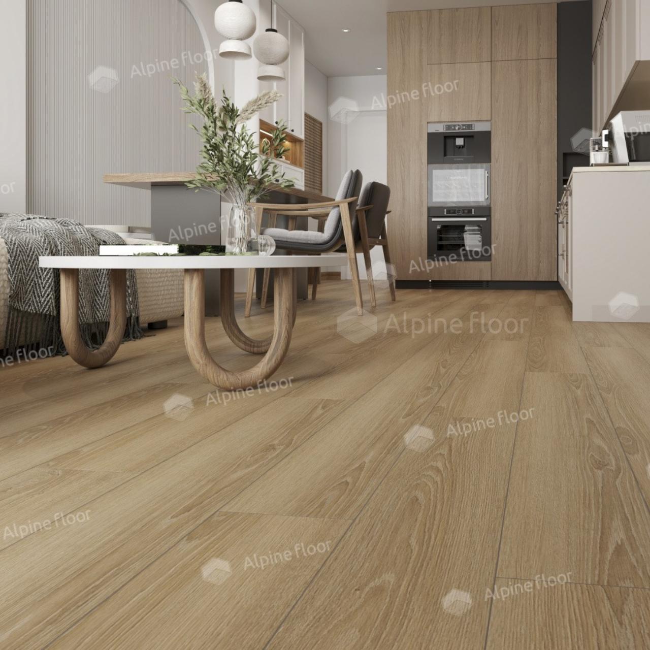 Кварцвинил Alpine Floor Easy Line Еco 3-38 Дуб Сантана