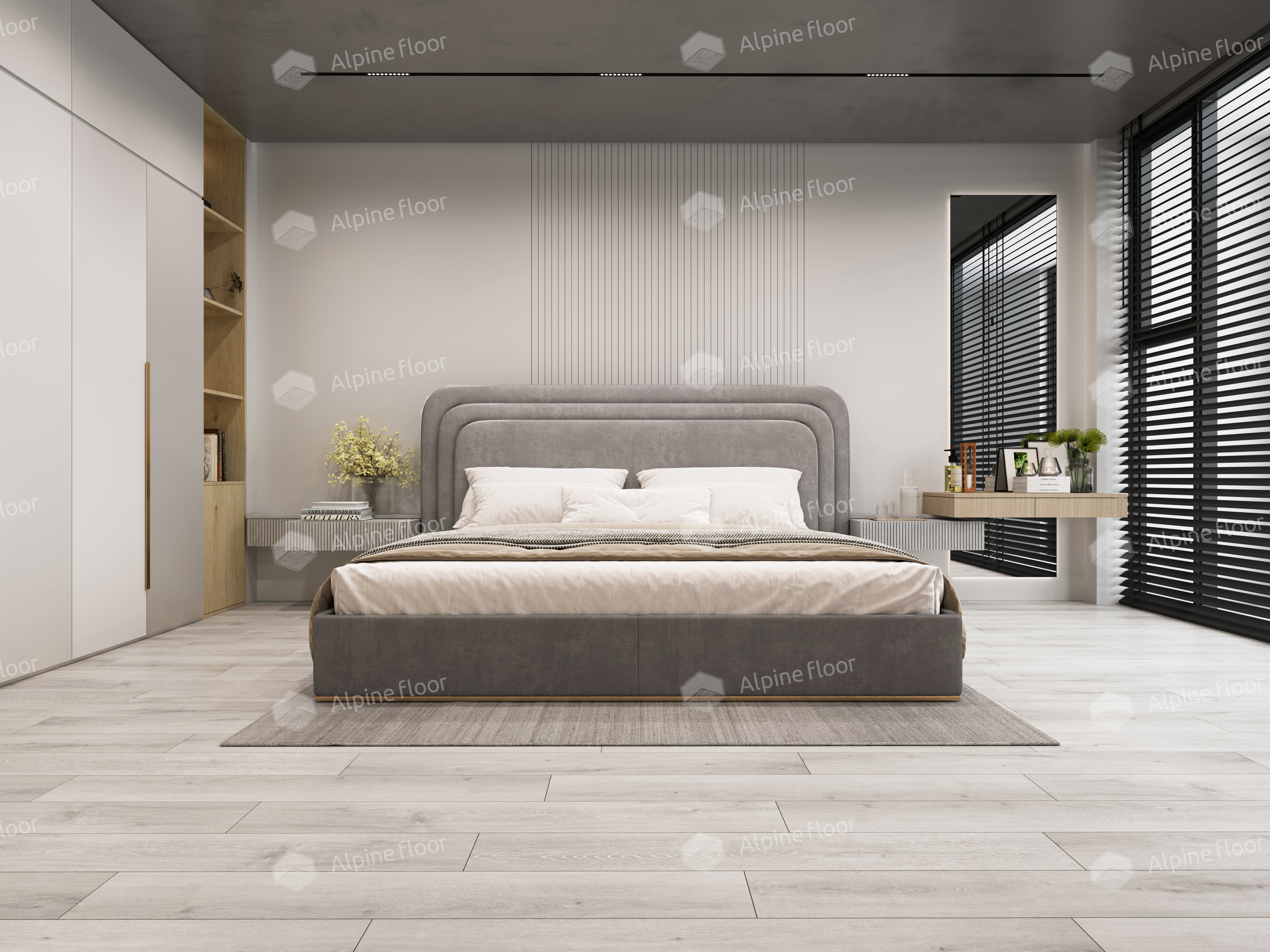 Кварцвинил Alpine Floor Classic Light Eco 134-55 Ясень Серый