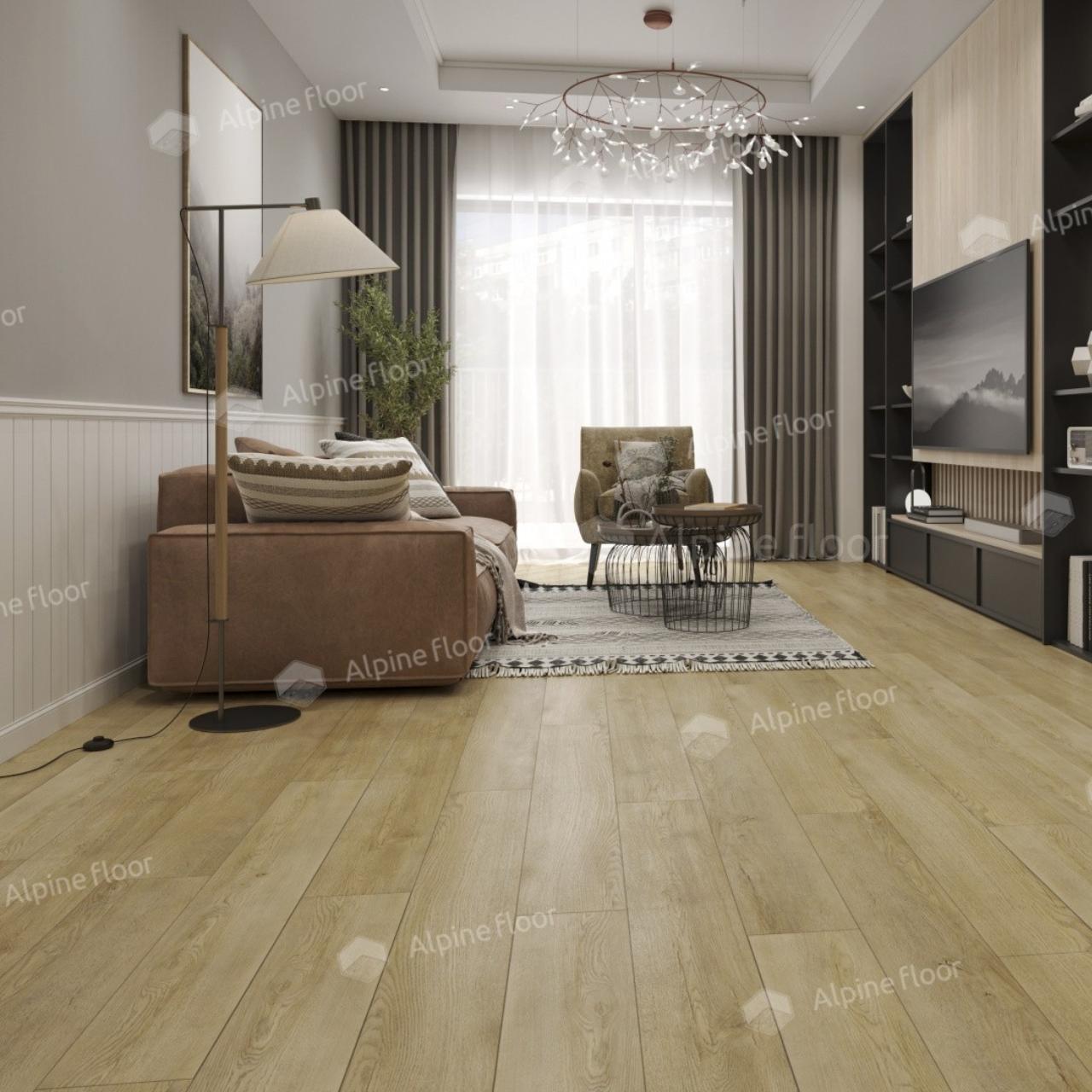 Кварцвинил Alpine Floor Easy Line Еco 3-33 Дуб старинный