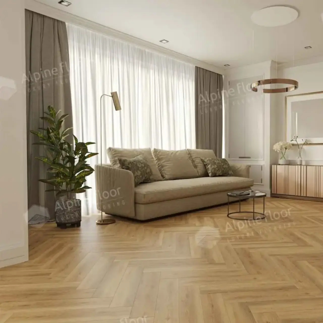Кварцвинил Alpine Floor Parquet LVT Eco 16-30 Дуб Буна