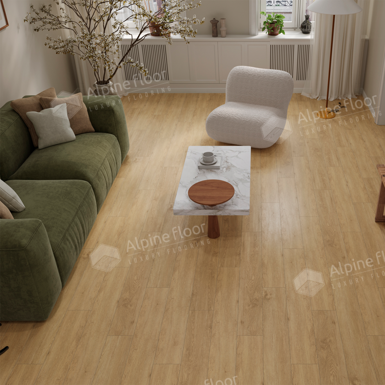 Кварцвинил Alpine Floor Grand Sequoia 5 мм Еco 11-608 Миндаль