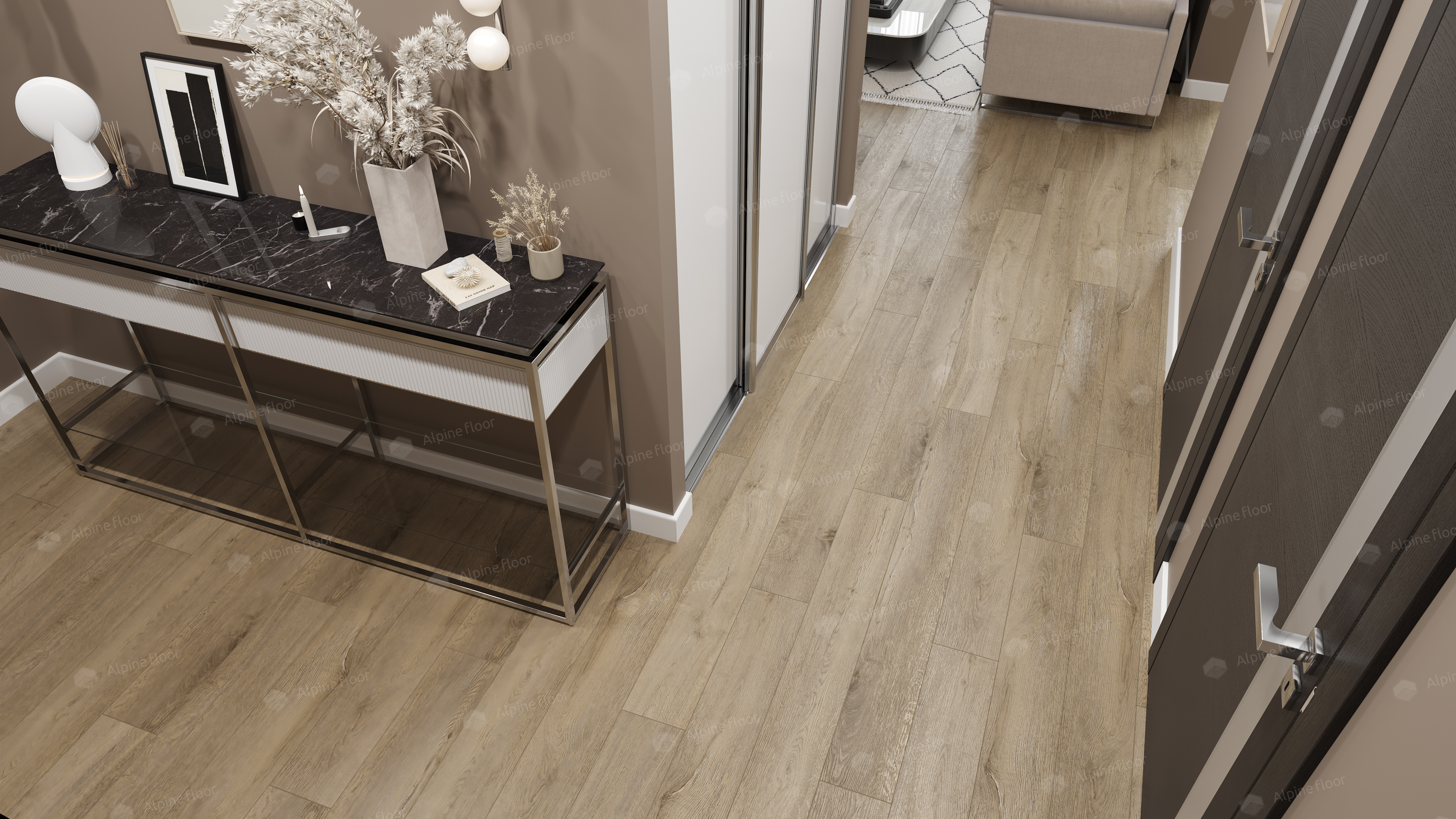 Кварцвинил Alpine Floor Premium XL Eco 7-13 Дуб Млечный