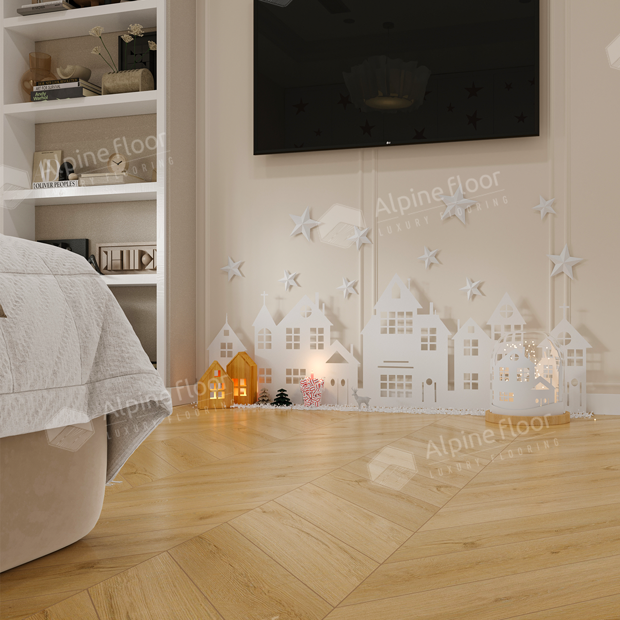 Кварцвинил Alpine Floor Chevron Alpine Eco 18-20 Caldo