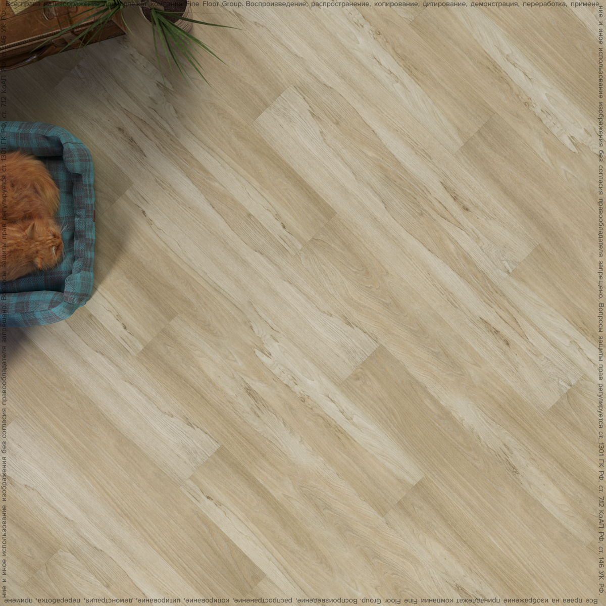 Кварцвинил Fine Floor Wood FF-1427 Дуб Реймс