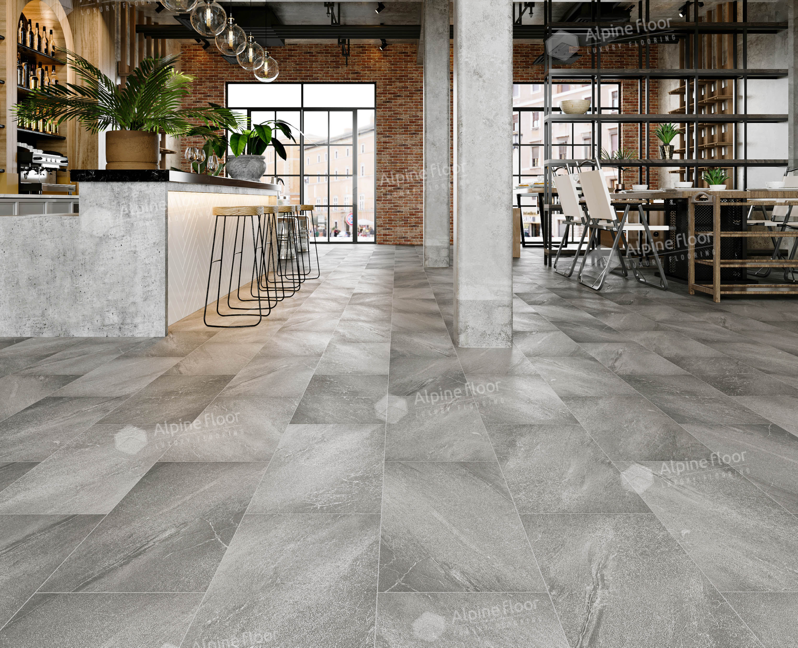 Кварцвинил Alpine Floor Stone Mineral Core Еco 4-4 Авенгтон