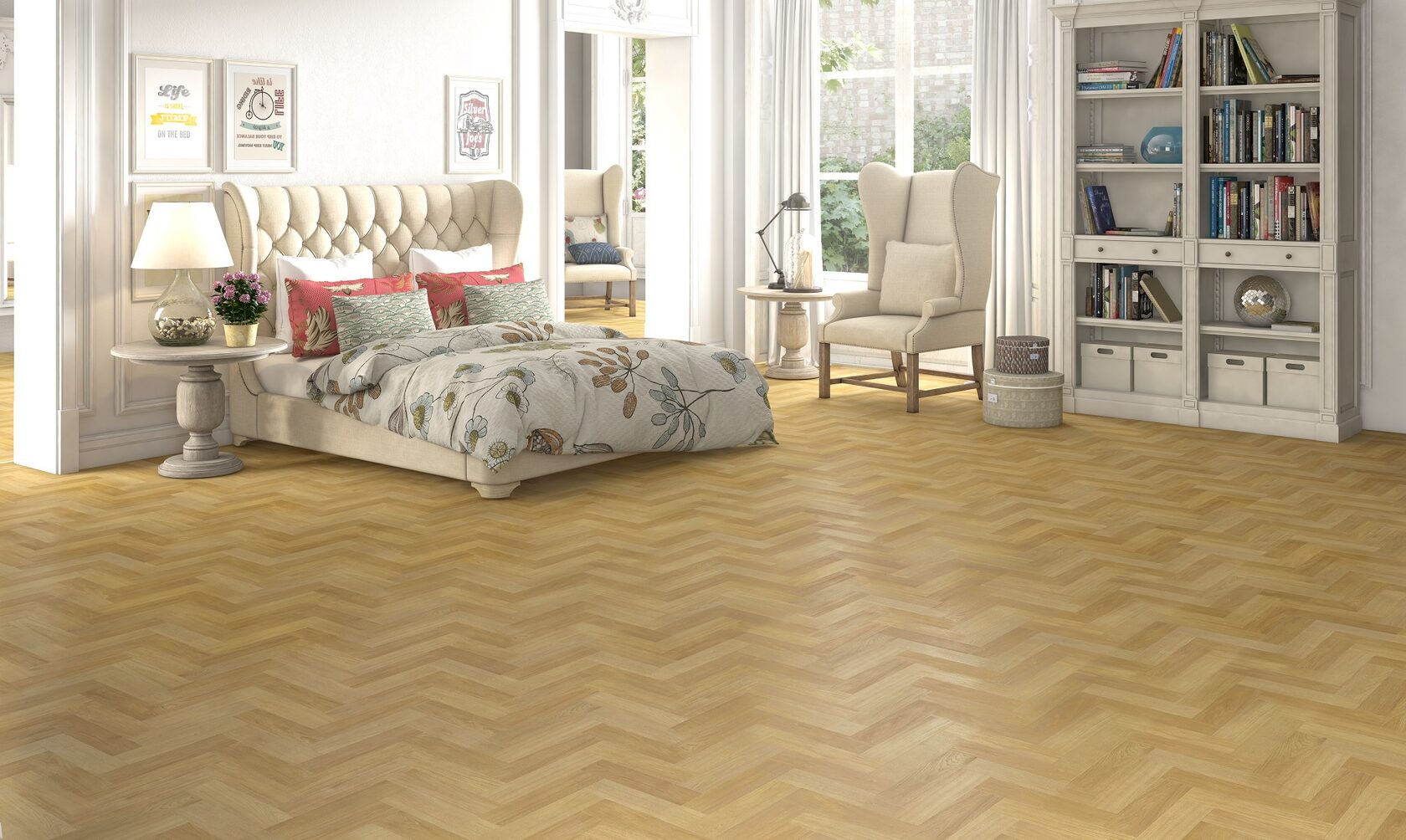 Ламинат Faus Masterpieces S174276 Natural Herringbone