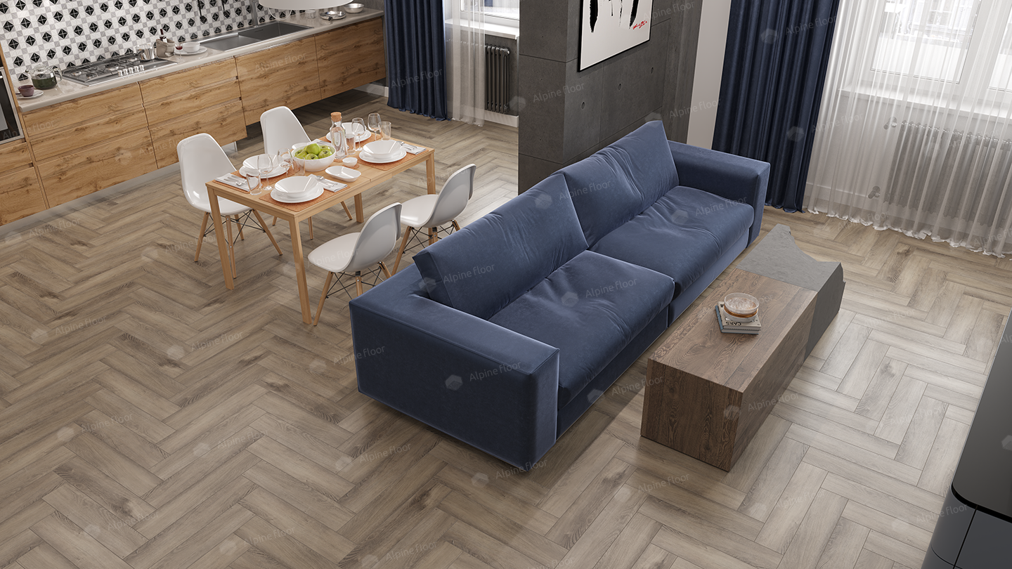 Кварцвинил Alpine Floor Parquet Premium Eco 19-15 Северная История