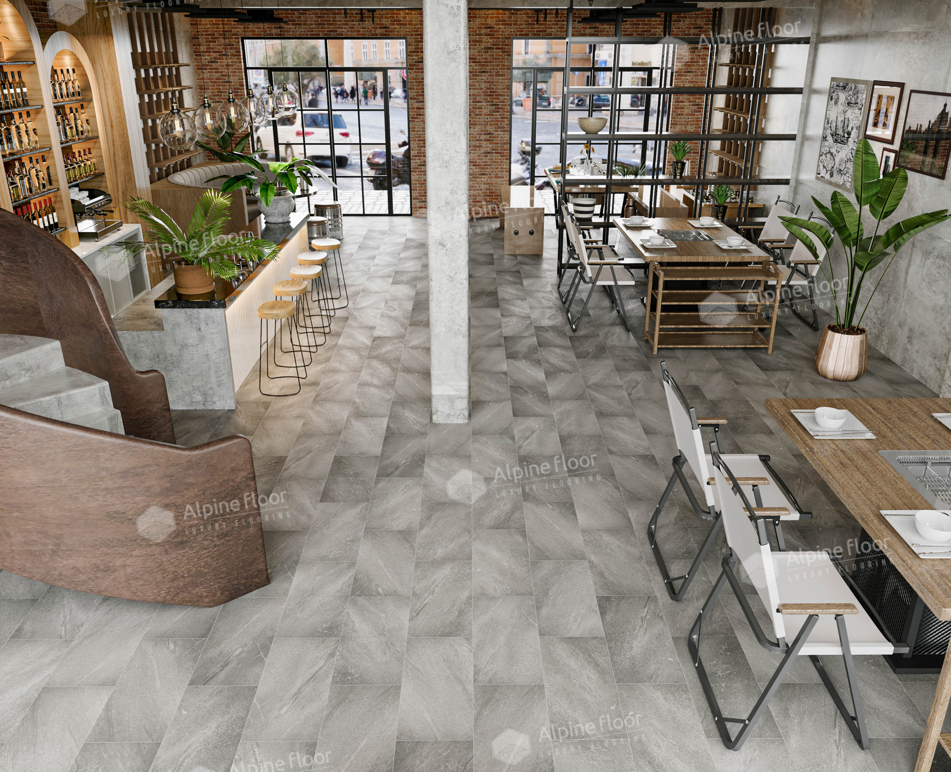 Кварцвинил Alpine Floor Stone Mineral Core Еco 4-4 Авенгтон