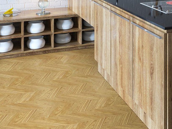 Пробковое покрытие CorkStyle Chevron Click Gold