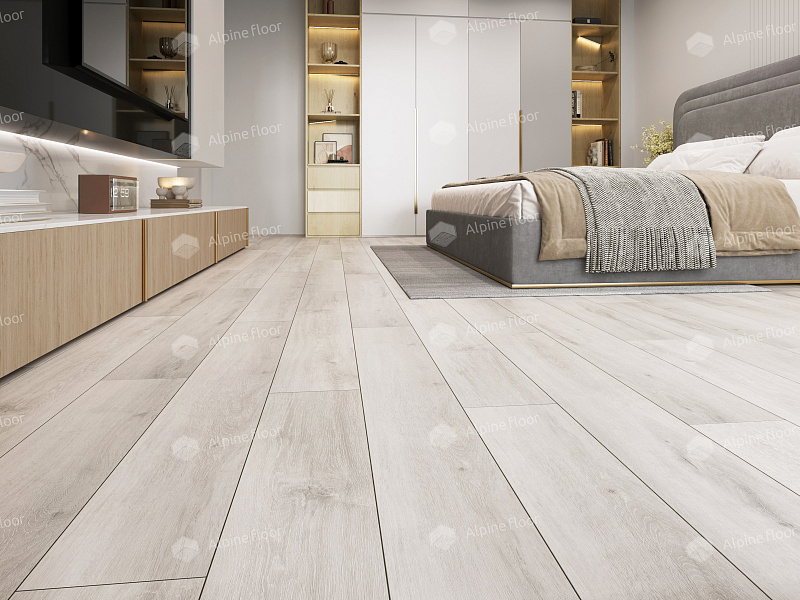 Кварцвинил Alpine Floor Classic Eco 134-5 Ясень Серый