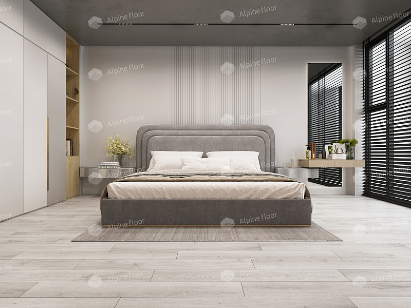 Кварцвинил Alpine Floor Classic Eco 134-5 Ясень Серый
