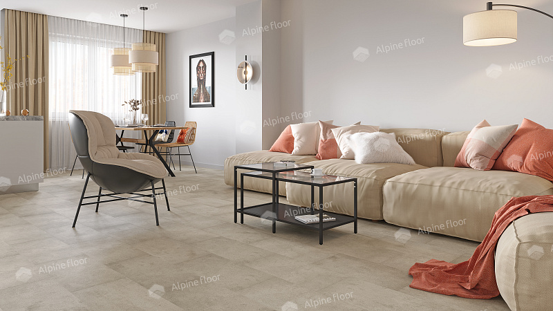 Кварцвинил Alpine Floor Stone Mineral Core Еco 4-24 Зион