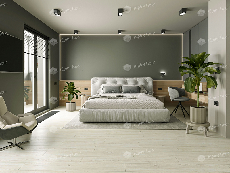 Кварцвинил Alpine Floor Sequoia Lvt Еco 6-7 Секвойя Медовая