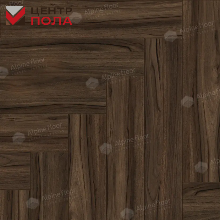 Ламинат AlpineFloor Елка 10 (Herringbone 10) LF107-13 Орех Сицилия