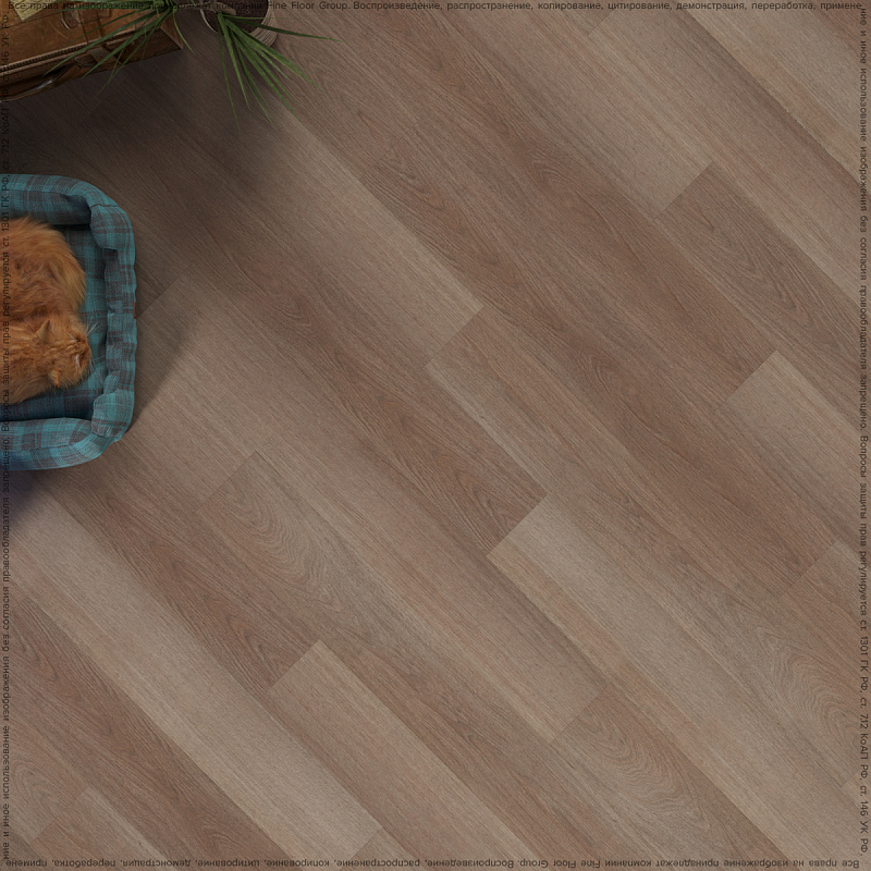 Кварцвинил Fine Floor Wood FF-1433 Дуб Роан