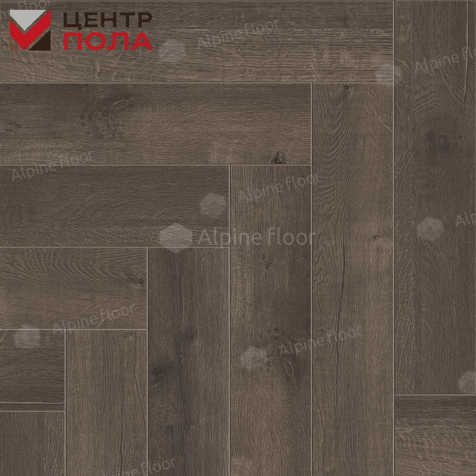 Кварцвинил Alpine Floor Parquet Lvt Eco 16-19 Дуб Антарес