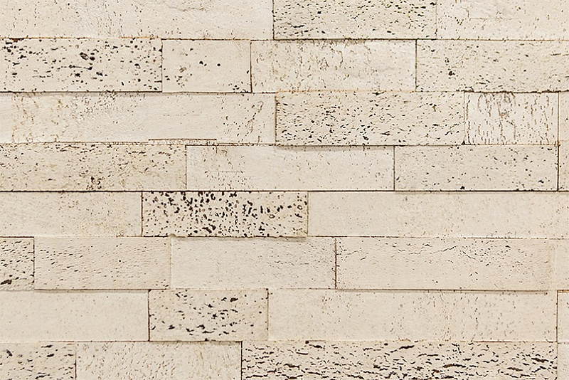 Настенное клеевое пробковое покрытие CorkStyle CorkBrick Antico Avorio