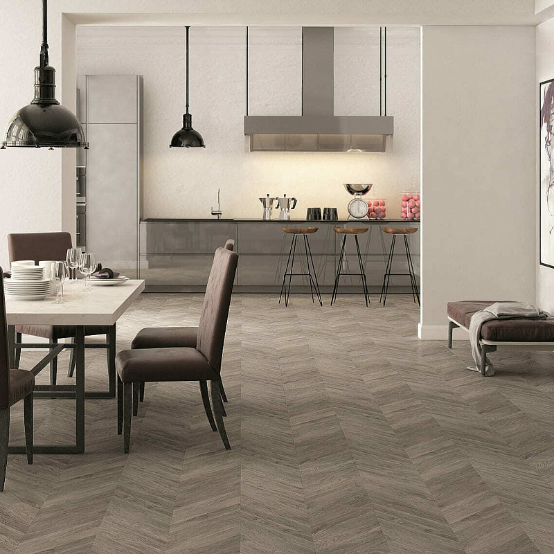 Ламинат Faus Masterpieces S174221 Grey Chevron