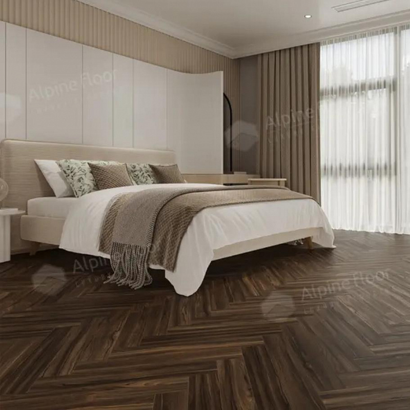 Ламинат AlpineFloor Елка 10 (Herringbone 10) LF107-13 Орех Сицилия