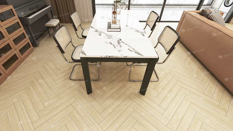 Ламинат AlpineFloor Herringbone 12 LF105-05 Дуб Тоскана