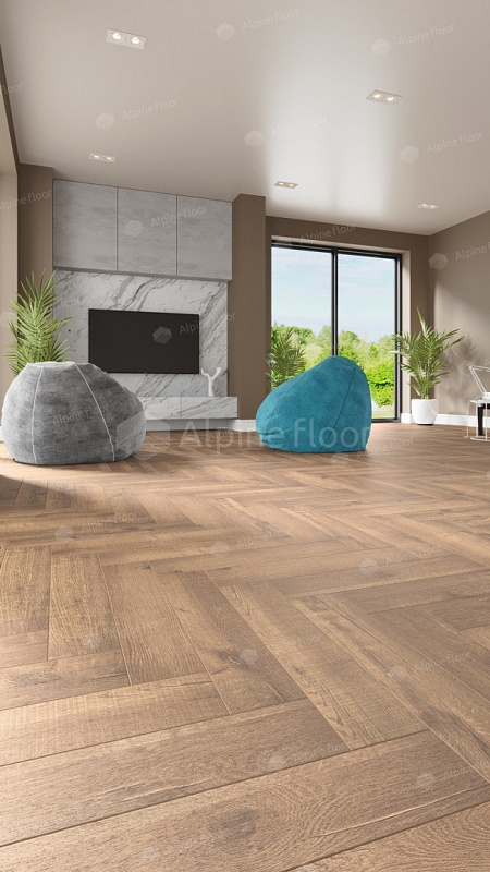Кварцвинил Alpine Floor Parquet Lvt Eco 16-2 Дуб Royal