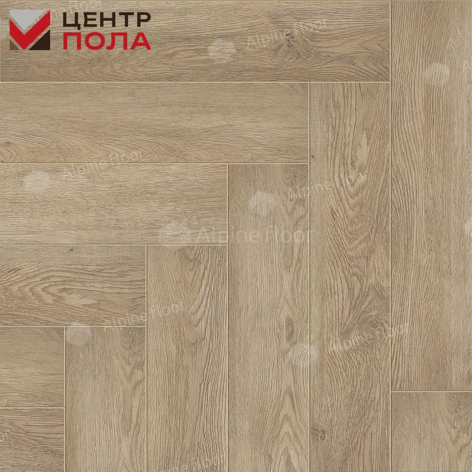 Кварцвинил Alpine Floor Parquet Lvt Eco 16-3 Дуб Ваниль Селект