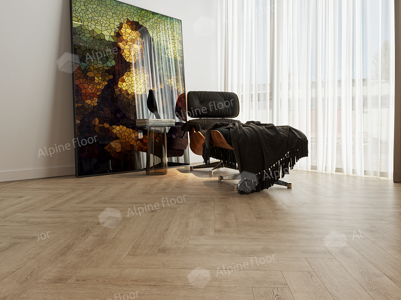 Ламинат AlpineFloor Herringbone 8 Pro LF102-7 Дуб Прованс