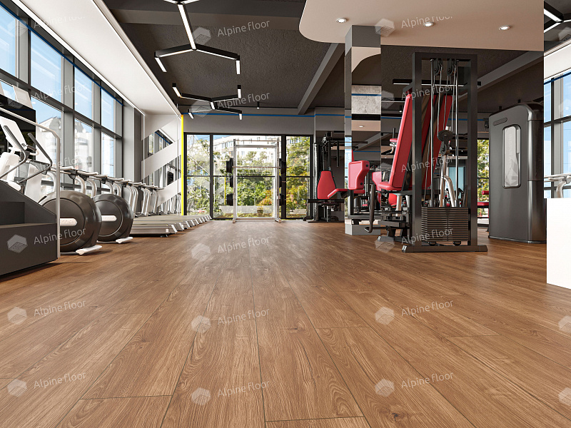 Кварцвинил Alpine Floor Sequoia Spc Еco 6-12 Секвойя Темная