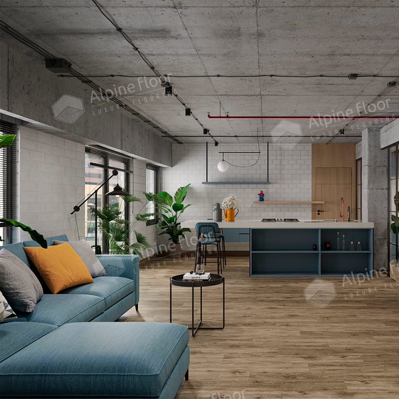 Кварцвинил Alpine Floor Grand Sequoia 5 мм Еco 11-808 Венге Грей