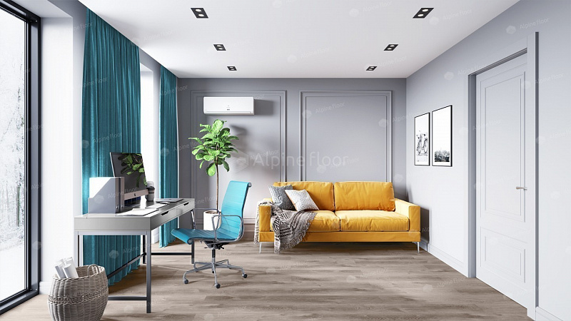 Кварцвинил Alpine Floor Premium XL Еco 7-8 Дуб Гранит