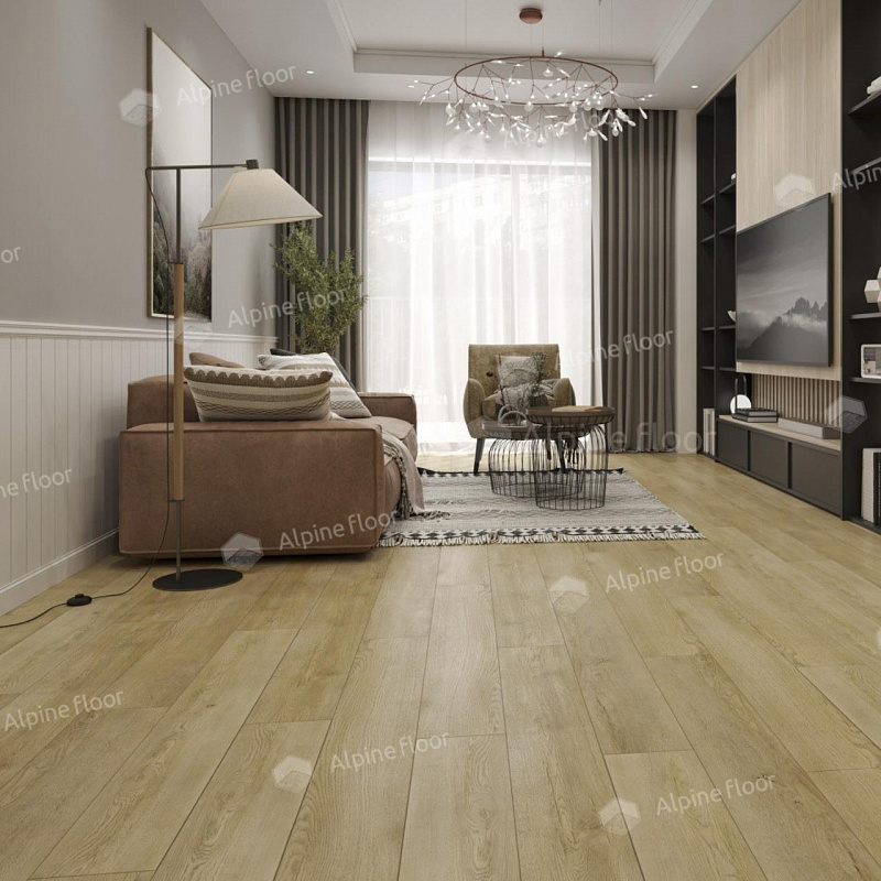 Кварцвинил Alpine Floor Easy Line Еco 3-33 Дуб старинный