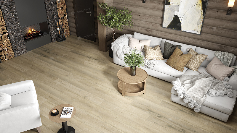 Кварцвинил Alpine Floor Premium XL Eco 7-19 Дуб Сливочный
