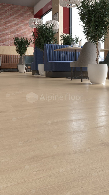 Кварцвинил Alpine Floor Easy Line Еco 3-4 Дуб Ваниль