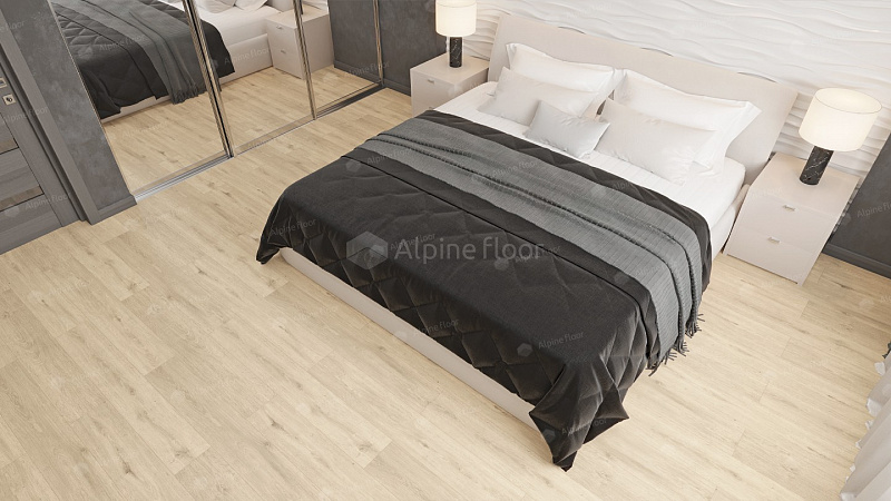 Кварцвинил Alpine Floor Classic Еco 106-2 Дуб Ваниль
