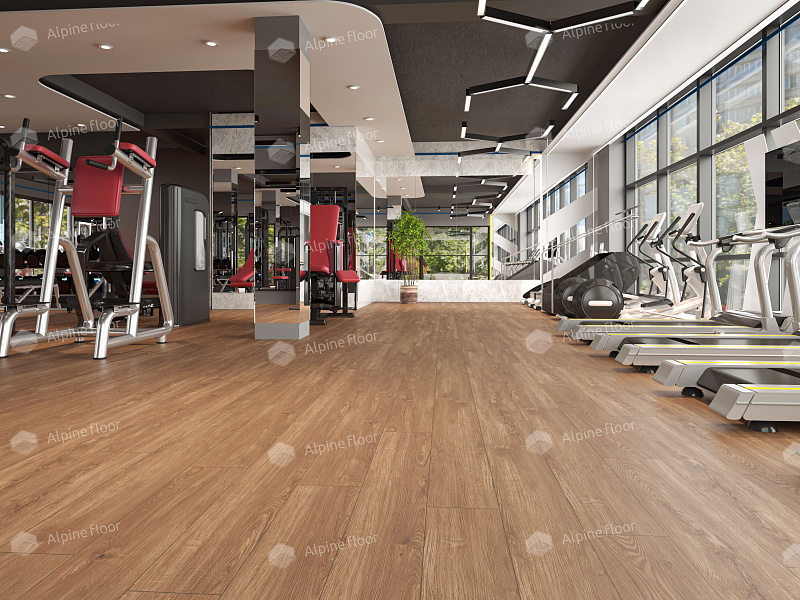 Кварцвинил Alpine Floor Sequoia Spc Еco 6-12 Секвойя Темная