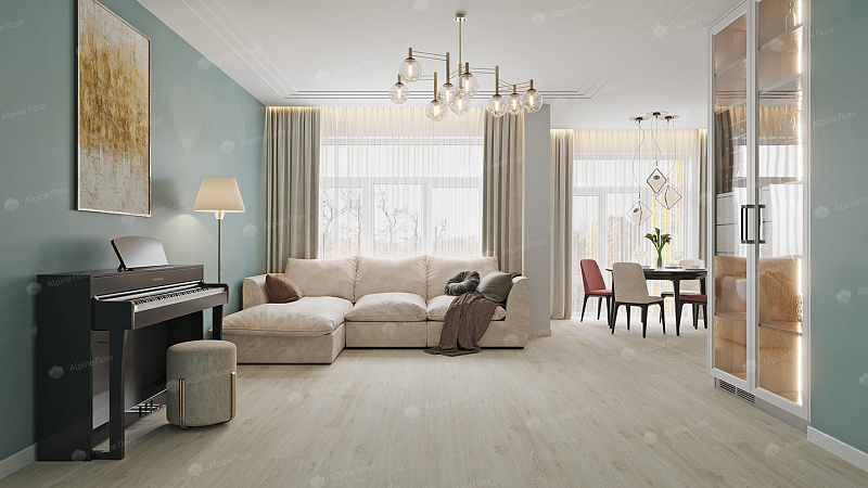 Кварцвинил Alpine Floor Solo Eco 14-11 Модерато