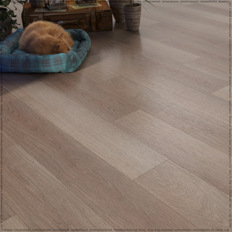 Кварцвинил Fine Floor Wood FF-1533 Дуб Роан