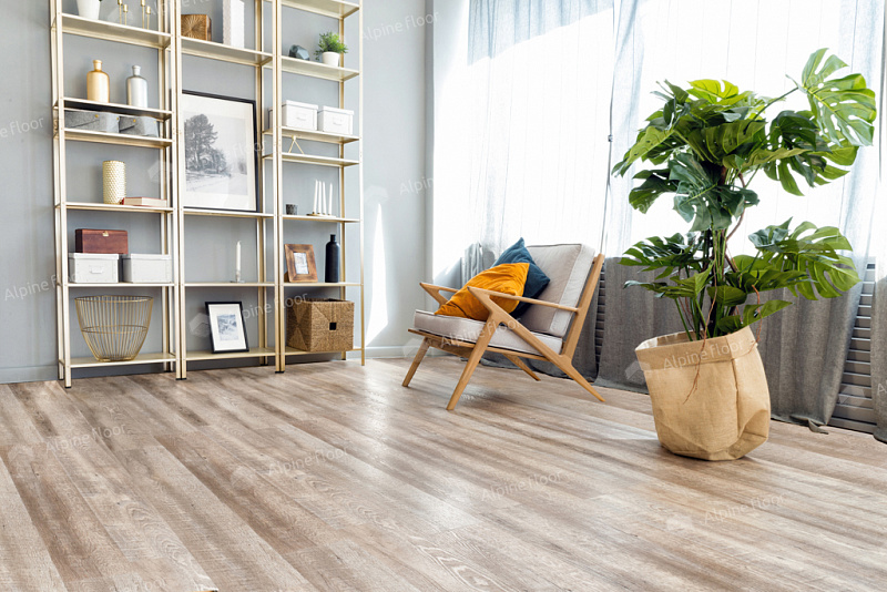 Кварцвинил Alpine Floor Real Wood Еco 2-10 Дуб Carry