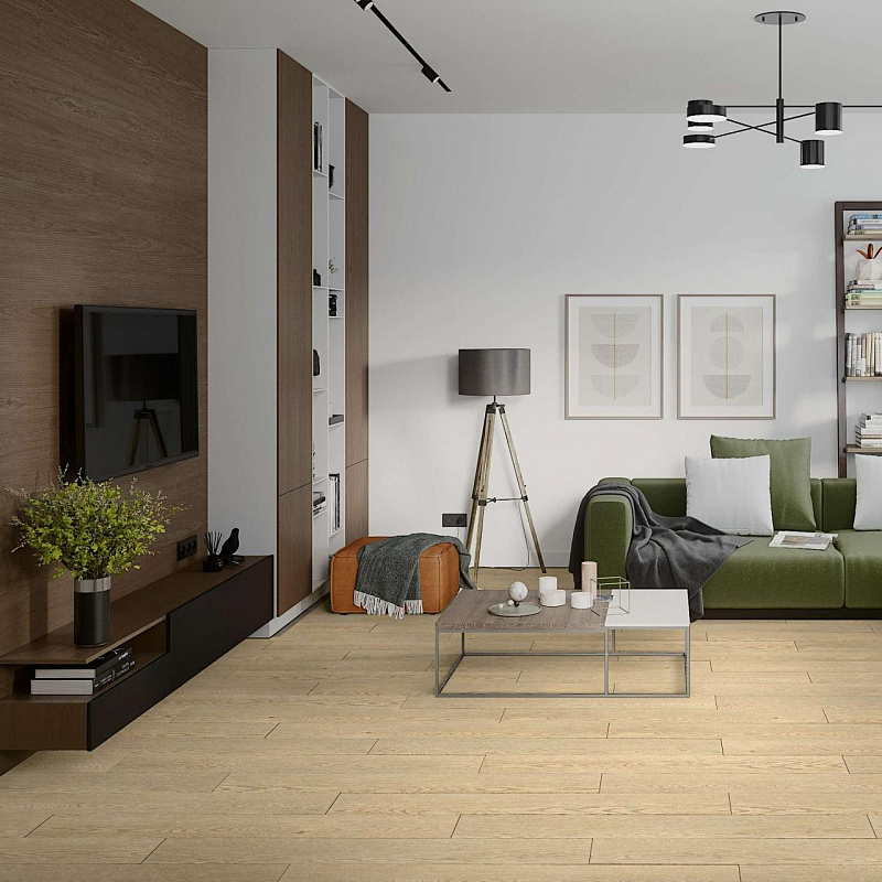 Кварцвинил Damy Floor Family LVT 0030-2-LVT Дуб Латте
