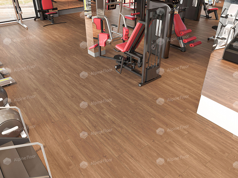 Кварцвинил Alpine Floor Sequoia Spc Еco 6-12 Секвойя Темная